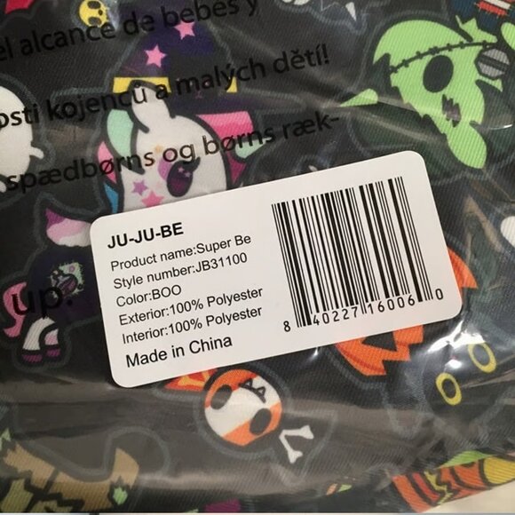 Jujube Tokidoki Spooktacular Kawaii Super Be Tote Bag BNIP - Picture 6 of 6